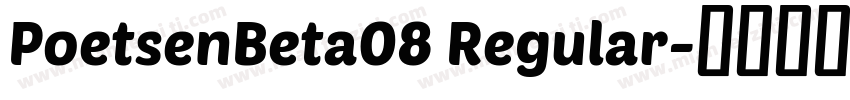PoetsenBeta08 Regular字体转换